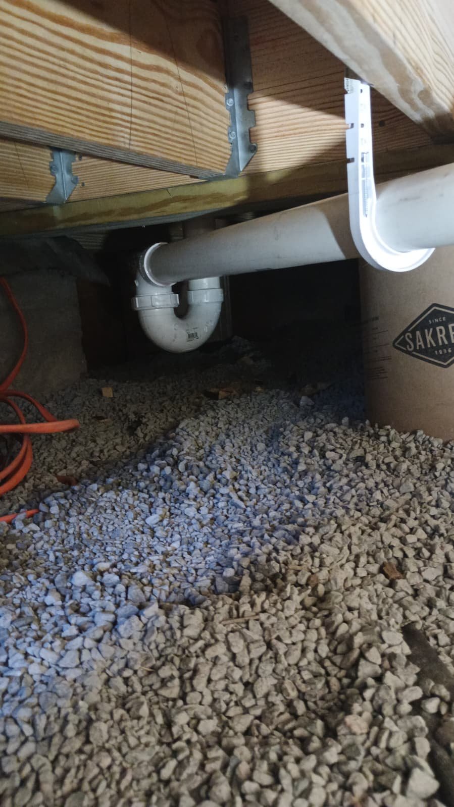 Utility room plumbing cleanup and valve organization